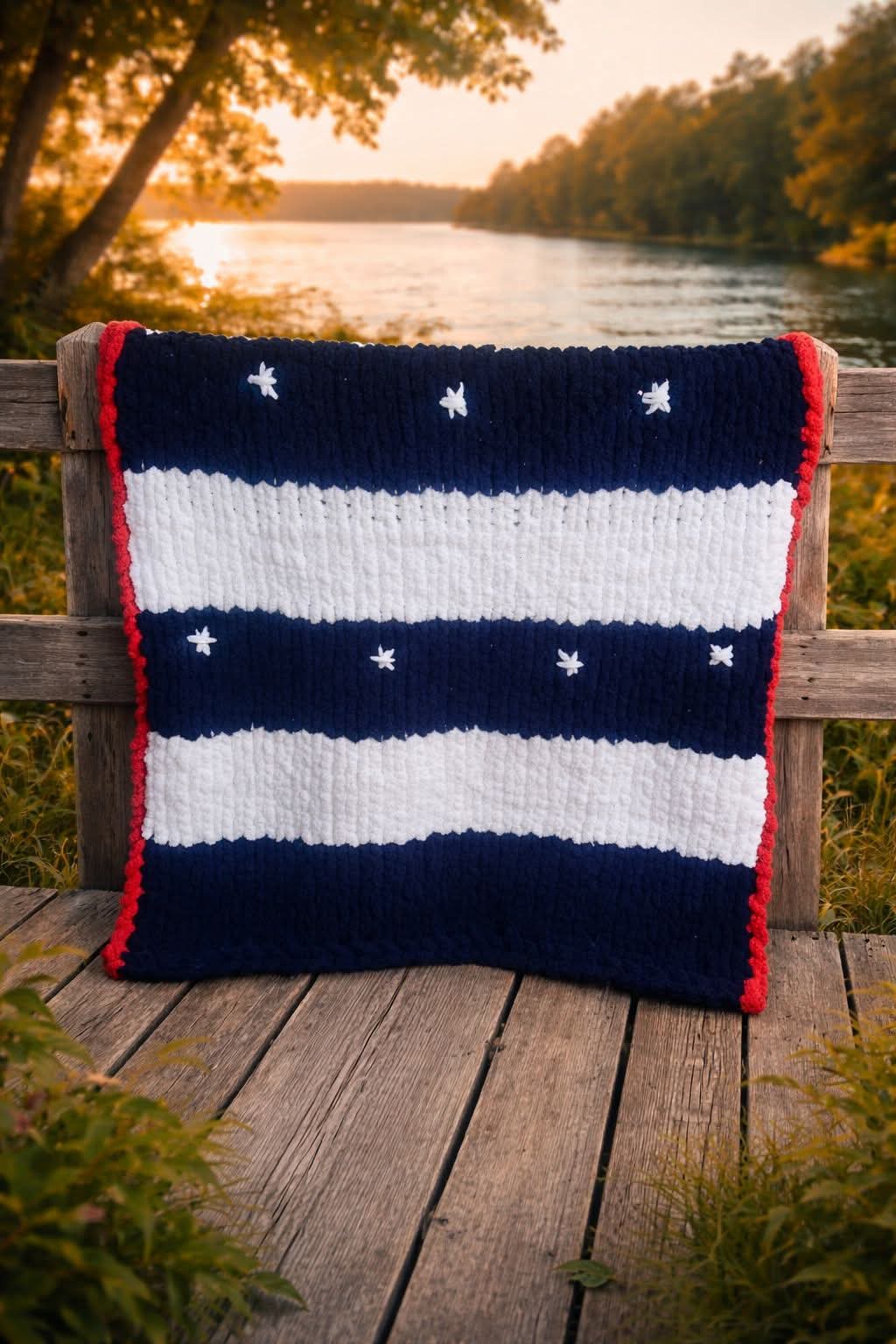 Oversized American Throw